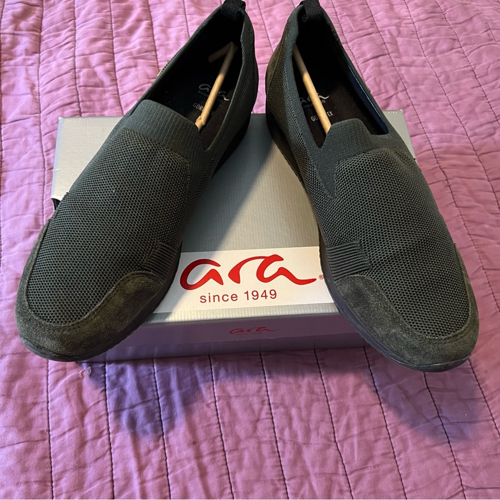 Ara Green Loafers Slip-On Shoes